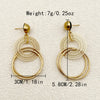 1 Pair IG Style Casual Vacation Geometric Plating 304 Stainless Steel 14K Gold Plated Drop Earrings