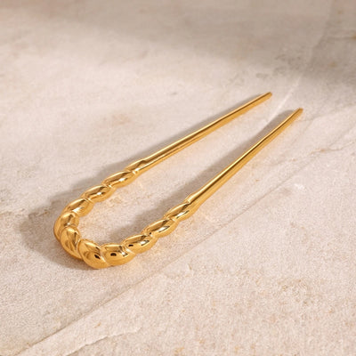 Women's Simple Style Classic Style Twist 304 Stainless Steel Hairpin