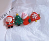 Christmas Fashion Girl'S Christmas Tree Arylic Hair Clip