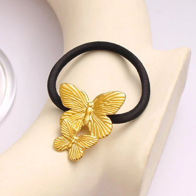 Women's Simple Style Commute Butterfly 304 Stainless Steel Hair Tie