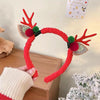 Christmas Cute Sweet Women's Antlers Imitation Antlers Flocking Hair Band