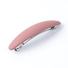 simple style solid color stainless steel hair clip 1 piece