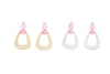 1 Pair Elegant Simple Style U Shape Plating Copper Drop Earrings