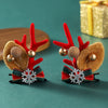 Christmas Elegant Cute Funny Women's Bunny Ears Sika Deer Elk Synthetic Resin Alloy Hair Clip Party Headpieces