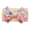 casual plaid bow knot cloth hair band