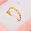 Simple Fashion Diamond Water Drop Simple Bracelet Ring 18K Zircon Niche Ring Female Titanium Steel No Fading Ornament