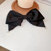 Black Diamond Pearl bow hairpin trendy houndstooth spring clip back head headwear fashionable temperament hair accessories