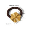 Women's IG Style Fairy Style Korean Style Petal 304 Stainless Steel Elastic Band Hair Tie