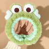 Furry Autumn and Winter New Cute Frog Hair Fixer Face Wash Hair Bands Funny Cartoon Non-Slip Plush Headband Hairpin for Women