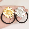 Women's Simple Style Flower 304 Stainless Steel Plating Hair Tie