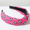 Casual Elegant Women's Football Cloth Printing Hair Band