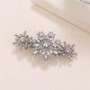 Christmas Simple Style Women's Snowflake Alloy Inlay Zircon Hair Clip