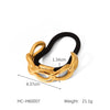 Women's IG Style Korean Style Starfish Heart Shape Bow Knot 304 Stainless Steel Plating Hair Tie