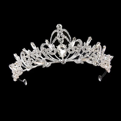 Baroque Vintage Black Luxury Crown Bridal Tiara Wedding Dress Wedding 18th Birthday Female Crown  New