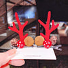 Christmas Cute IG Style Women's Antlers Plush Handmade Hair Clip