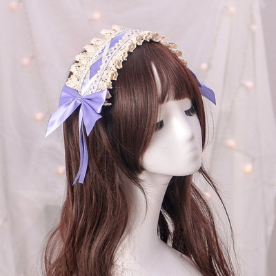 Stall  Lolita hair band Japanese cute girl headdress Lolita hair accessories cosplay maid lace hair band