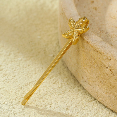 Women's Lady Starfish 304 Stainless Steel Plating Hair Clip