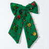 Christmas Elegant Classic Style Women's Bow Knot Alloy Sequins Inlay Rhinestones Hair Clip