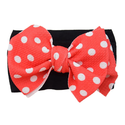 casual plaid bow knot cloth hair band