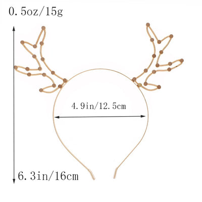 Christmas Cute Streetwear Women's Deer Alloy Hair Band