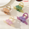 1 Love Heart Hair Claw Fresh Back Head Shark Clip Updo Hairpin Hair Accessories Suitable for Ladies to Wear