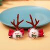 Christmas Cute IG Style Women's Antlers Plush Handmade Hair Clip