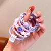 Women's Sweet Color Block Cloth Braid Hair Tie