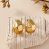 1 Pair Vintage Style Simple Style C Shape Geometric 304 Stainless Steel 18K Gold Plated Ear Studs