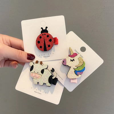 cartoon style cartoon character resin hair clip 1 piece