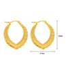 1 Pair Basic Simple Style Classic Style U Shape Geometric Round Plating Titanium Steel Earrings