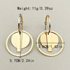 1 Pair IG Style Casual Vacation Geometric Plating 304 Stainless Steel 14K Gold Plated Drop Earrings