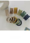 High elastic hair towel ring hair rope New hollow seamless rubber band Simple high ponytail hair ring headdress