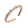 casual solid color rhinestone hair band