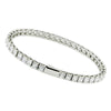 Shiny Solid Color 316L Stainless Steel  Zircon Tennis Bracelet In Bulk