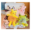 Cute Cartoon Plush Bear Hair Ring No Hurt Hair Headwear Children's Hair Rope Korean Ball Head Rubber Band Bag