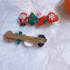 Christmas Fashion Girl'S Christmas Tree Arylic Hair Clip