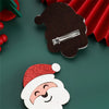 Christmas Cute Sweet Women's Christmas Tree Santa Claus Snowman Alloy Plastic Hair Clip