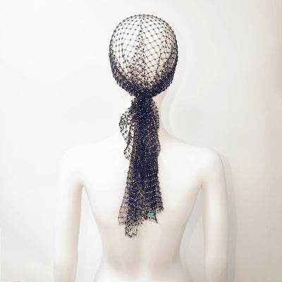 European and American Amazon Explosions Hot Fishing Net Flash Diamond Xiuhe Clothing Headdress Headgear Hair Set Hair Hairdressing Headscarf Accessories Hat