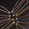 Jewelry Simple Style Classic Style Geometric 316 Stainless Steel  Plating Necklace