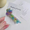 cute kitten pearl rhinestone stitching children's hair clip hairpin