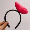 Girl'S Simple Style Carrot Plush Mixed materials Handmade Hair Band