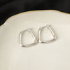 1 Pair Elegant Vacation Commute Solid Color Copper 14K Gold Plated White Gold Plated Earrings