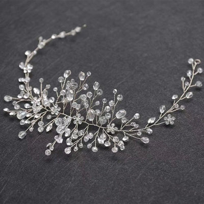 fashion simple bridal wedding headdress crysta hair accessories