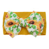 casual plaid bow knot cloth hair band