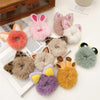 fashion cartoon plush handmade hair tie 1 piece