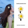 Dai people dress up seaside holiday egg flower hairpin travel photography headdress flower side clip small size fairy hairpin