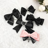 Dark Heart cross bow hairpin Lolita headdress sweet cool gothic style KC side hairpin hair accessories