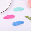 cute solid color alloy cloth hair clip 1 piece