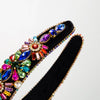 casual irregular rhinestone inlay hair band