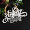 Alloy white rhinestone hair comb clip International station Hot Pearl Flower  bridal headdress hair accessories bridal accessories